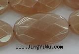 CMS1110 15.5 inches 20*30mm faceted oval moonstone gemstone beads