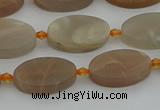 CMS1144 15.5 inches 12*20mm oval moonstone gemstone beads