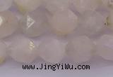CMS1156 15.5 inches 12mm faceted nuggets white moonstone beads