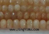CMS1170 15.5 inches 4*6mm faceted rondelle moonstone beads