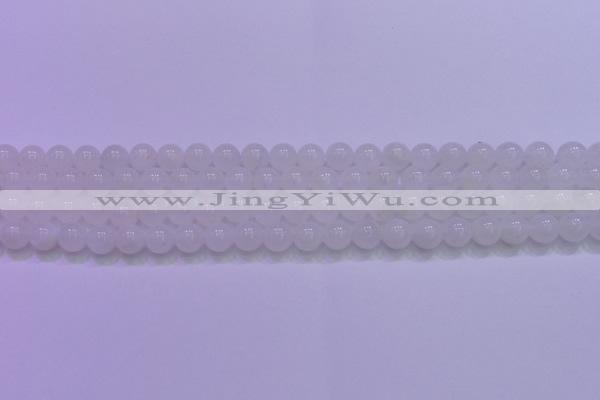 CMS1252 15.5 inches 8mm round natural white moonstone beads