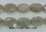 CMS132 15.5 inches 12*16mm faceted oval moonstone gemstone beads