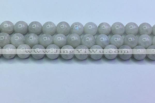 CMS1493 15.5 inches 12mm round white moonstone beads wholesale