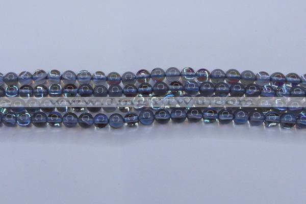 CMS1512 15.5 inches 8mm round synthetic moonstone beads wholesale