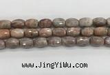 CMS1776 15.5 inches 12*16mm faceted rice AB-color moonstone beads