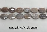 CMS1803 15.5 inches 18*25mm faceted oval AB-color moonstone beads