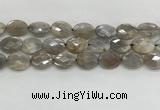 CMS1814 15.5 inches 13*18mm faceted oval AB-color moonstone beads