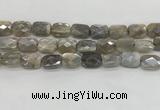 CMS1825 15.5 inches 12*16mm faceted rectangle AB-color moonstone beads