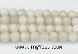 CMS2030 15.5 inches 12mm round white moonstone beads wholesale