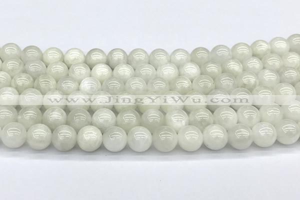 CMS2096 15 inches 8mm round white moonstone beads