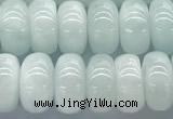 CMS2138 15 inches 6*10mm rondelle blue moonstone beads