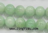 CMS405 15.5 inches 12mm round green moonstone beads wholesale