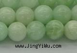 CMS412 15.5 inches 8mm round green moonstone beads wholesale
