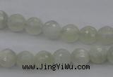CMS452 15.5 inches 6mm faceted round white moonstone gemstone beads