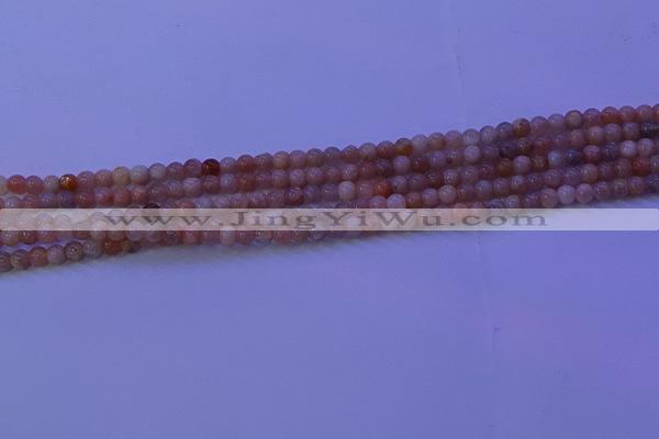 CMS501 15.5 inches 4mm round moonstone beads wholesale