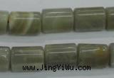 CMS78 15.5 inches faceted column 10*14mm moonstone gemstone beads