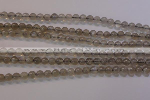 CMS851 15.5 inches 6mm round natural black moonstone beads
