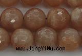 CMS943 15.5 inches 10mm faceted round A grade moonstone gemstone beads
