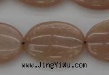 CMS964 15.5 inches 13*18mm oval A grade moonstone beads