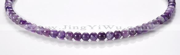CNA01 6mm round AB grade natural amethyst quartz beads Wholesale
