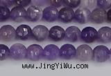 CNA1070 15.5 inches 4mm faceted round dogtooth amethyst beads