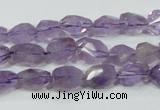 CNA200 15.5 inches 8*14mm faceted nugget natural amethyst beads