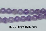 CNA400 15.5 inches 4mm round natural lavender amethyst beads
