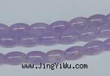 CNA410 15.5 inches 6*10mm rice natural lavender amethyst beads