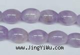 CNA412 15.5 inches 10*14mm rice natural lavender amethyst beads