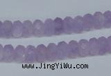 CNA427 4*8mm faceted rondelle natural lavender amethyst beads
