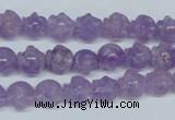 CNA432 15.5 inches 10*10mm skull shape natural lavender amethyst beads