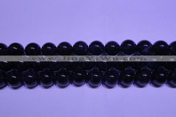 CNA564 15.5 inches 12mm round AA grade natural dark amethyst beads