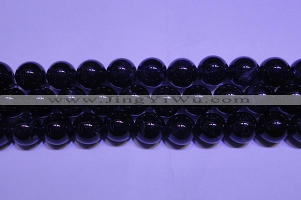CNA566 15.5 inches 16mm round AA grade natural dark amethyst beads