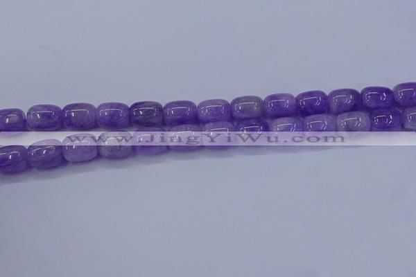 CNA716 15.5 inches 10*14mm drum lavender amethyst beads