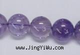 CNA806 15.5 inches 16mm round natural light amethyst beads