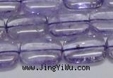 CNA851 15.5 inches 12*16mm rectangle natural light amethyst beads