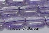 CNA852 15.5 inches 13*18mm rectangle natural light amethyst beads