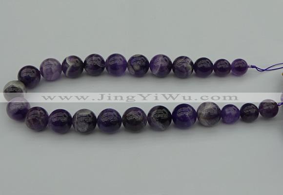 CNA926 15.5 inches 14mm - 18mm round dogtooth amethyst beads