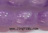 CNA976 15.5 inches 10*14mm drum natural lavender amethyst beads