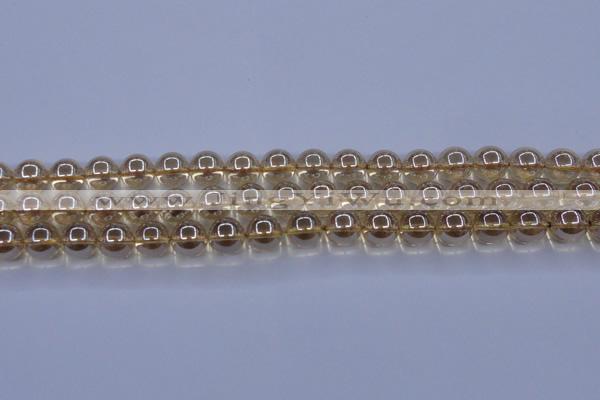CNC503 15.5 inches 10mm round dyed natural white crystal beads