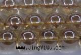 CNC504 15.5 inches 12mm round dyed natural white crystal beads