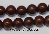 CNE14 15.5 inches 16mm round red stone needle beads wholesale
