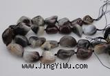 CNG1097 15.5 inches 18*25mm - 25*35mm nuggets botswana agate beads