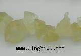CNG1116 15.5 inches 8*12mm - 13*18mm nuggets lemon quartz beads