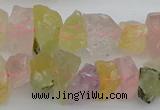 CNG1139 15.5 inches 8*12mm - 13*18mm nuggets mixed quartz beads