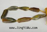 CNG1234 15.5 inches 20*40mm - 25*55mm freeform agate beads