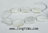 CNG1242 15.5 inches 30*40mm - 40*50mm freeform agate beads