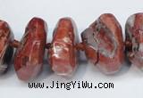 CNG1372 15.5 inches 12*20mm - 18*30mm nuggets agate beads