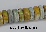 CNG1445 15.5 inches 6*15mm - 8*15mm nuggets agate gemstone beads