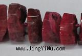 CNG1487 15.5 inches 10*15mm - 12*25mm nuggets agate gemstone beads